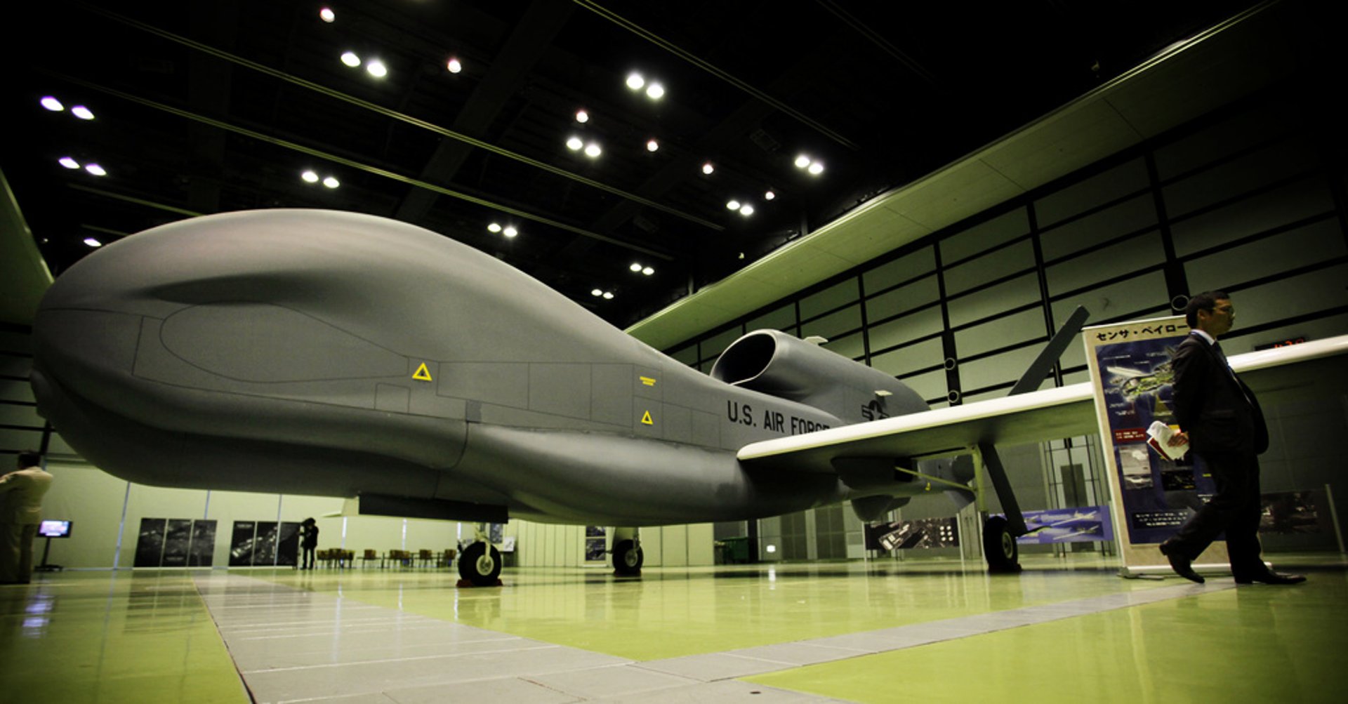 American Reconnaissance Drone Flies Over Sweden