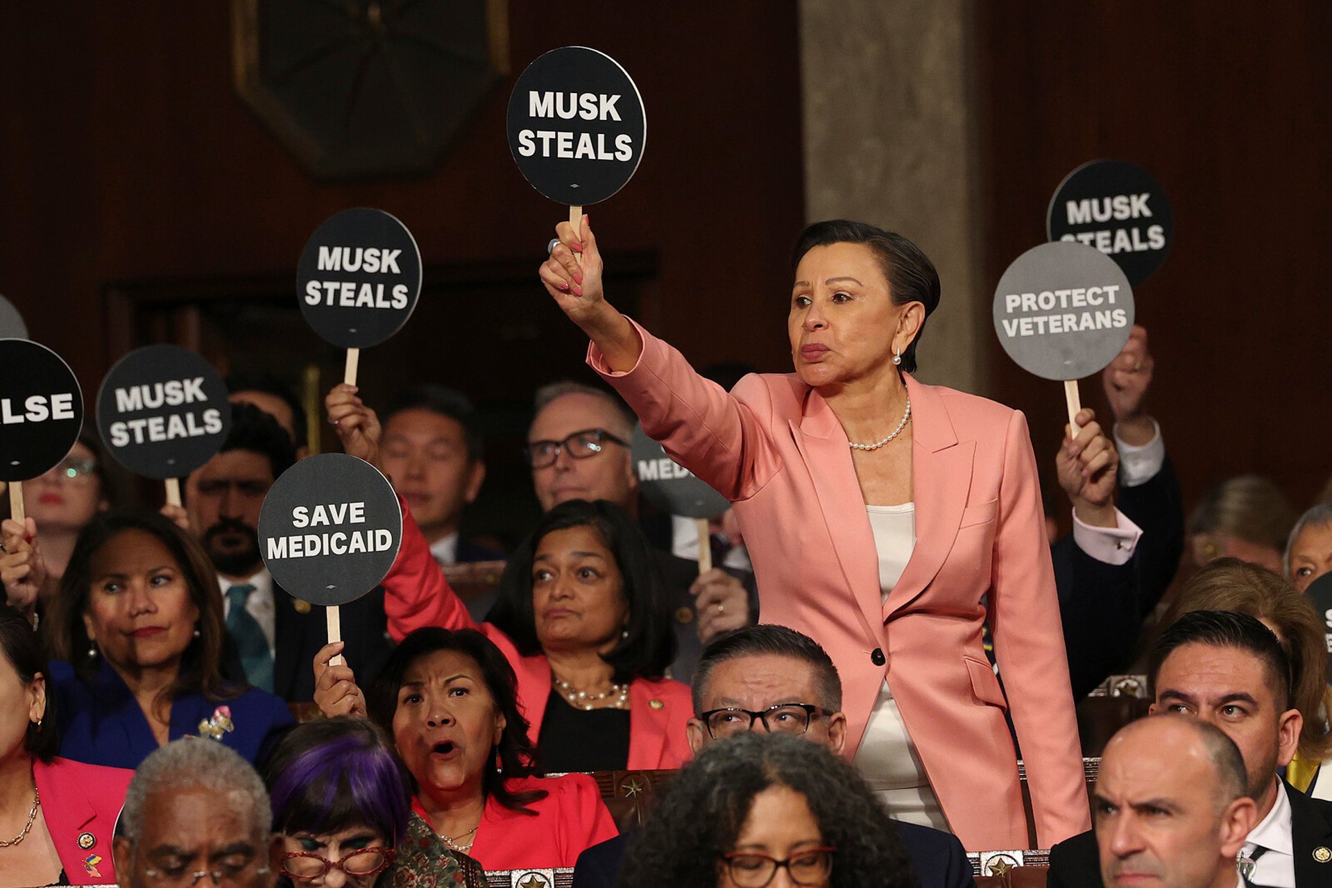 Democrats Disrupt Trump's Speech with