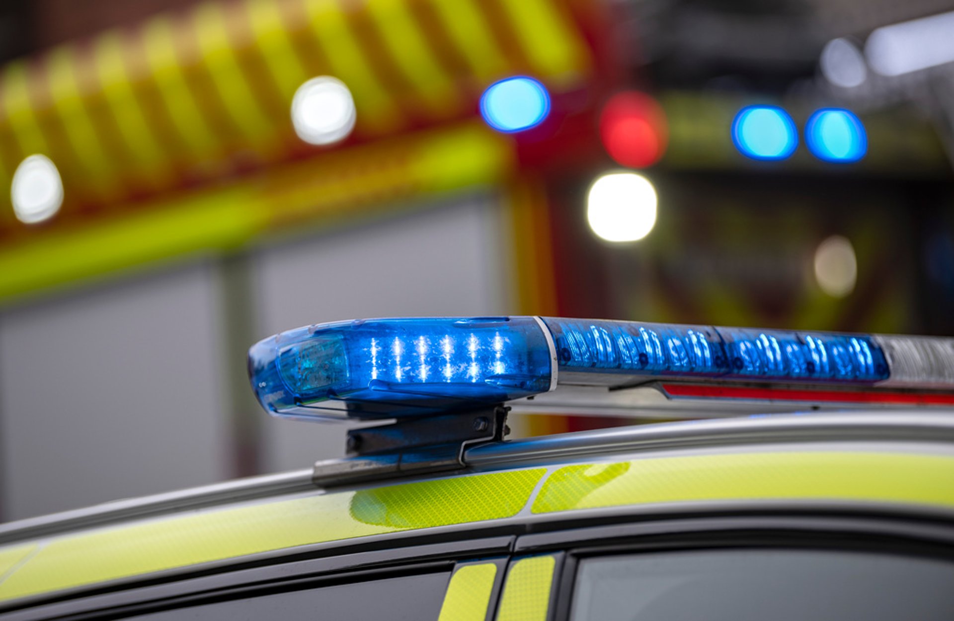 Fire in flat – one taken to hospital