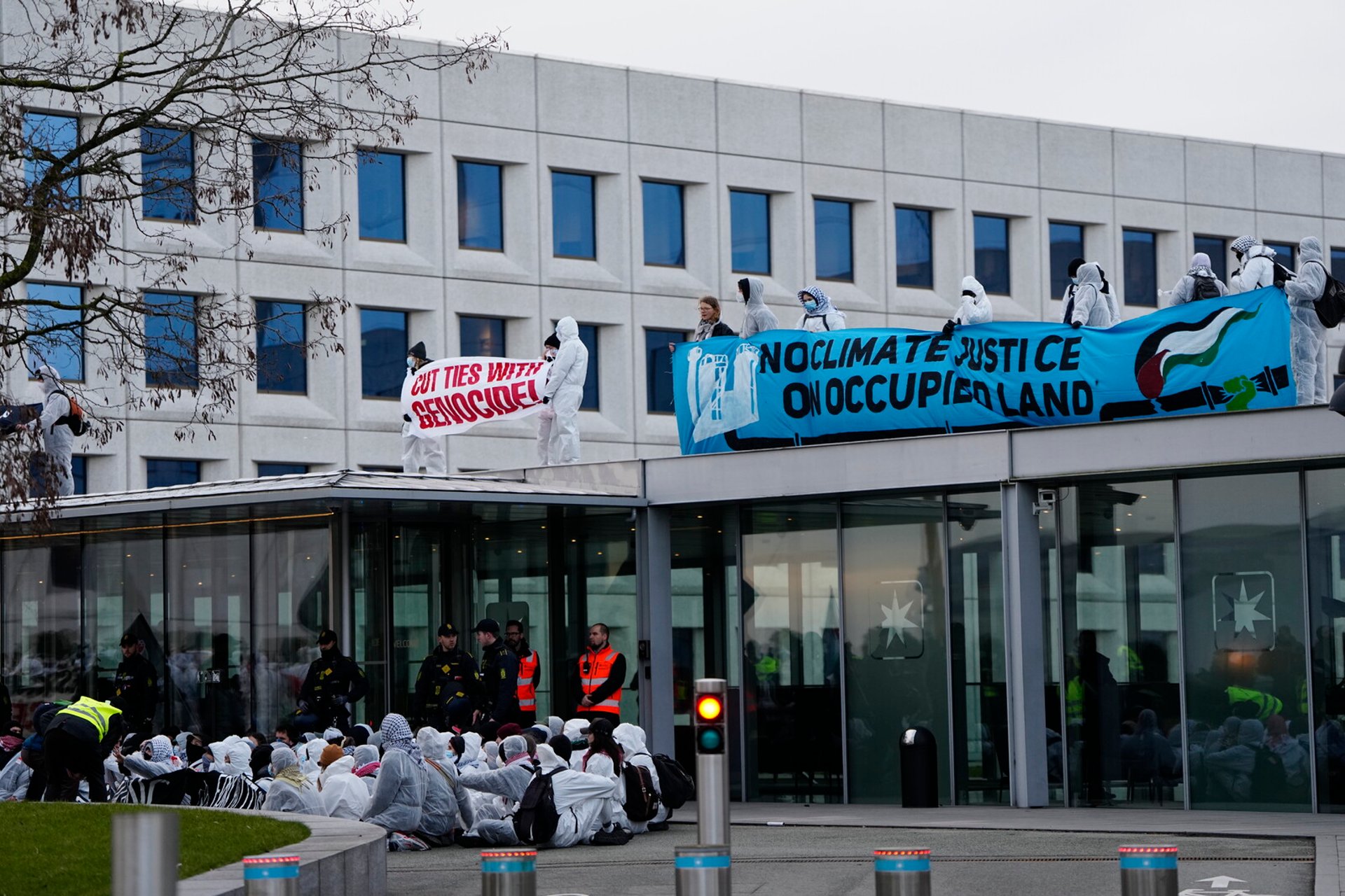 Tear Gas Against Demonstration with Thunberg