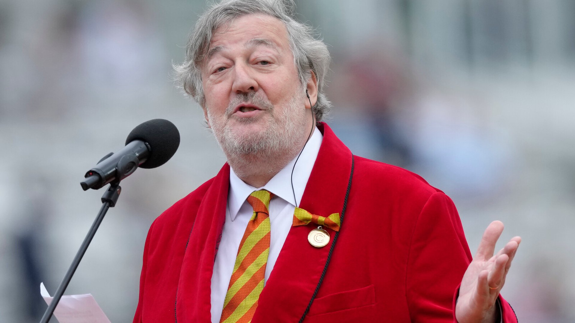 Now he can call himself Sir Stephen Fry