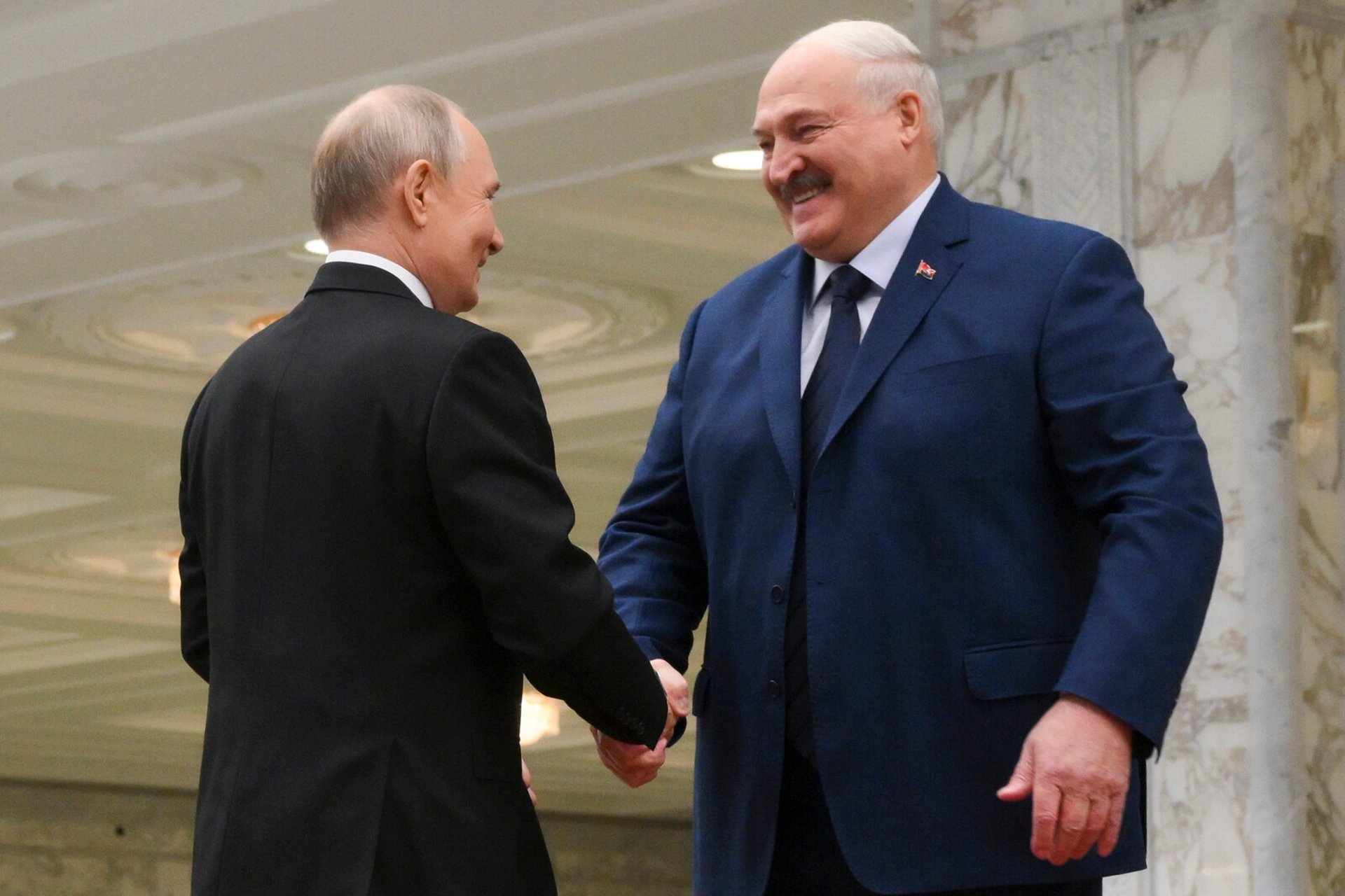 Lukashenko congratulated by "big brother"