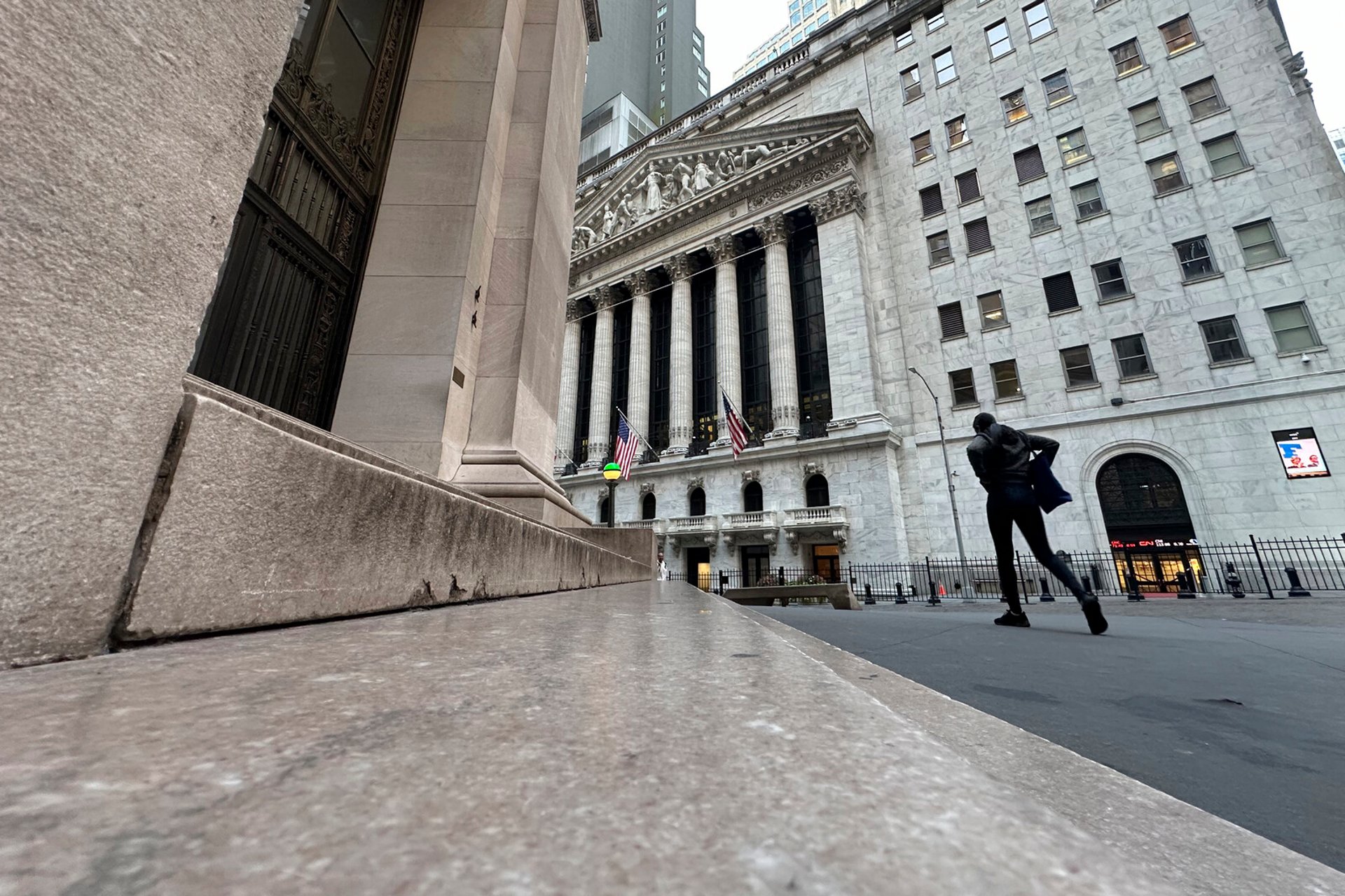 Upwards on the New York Stock Exchange