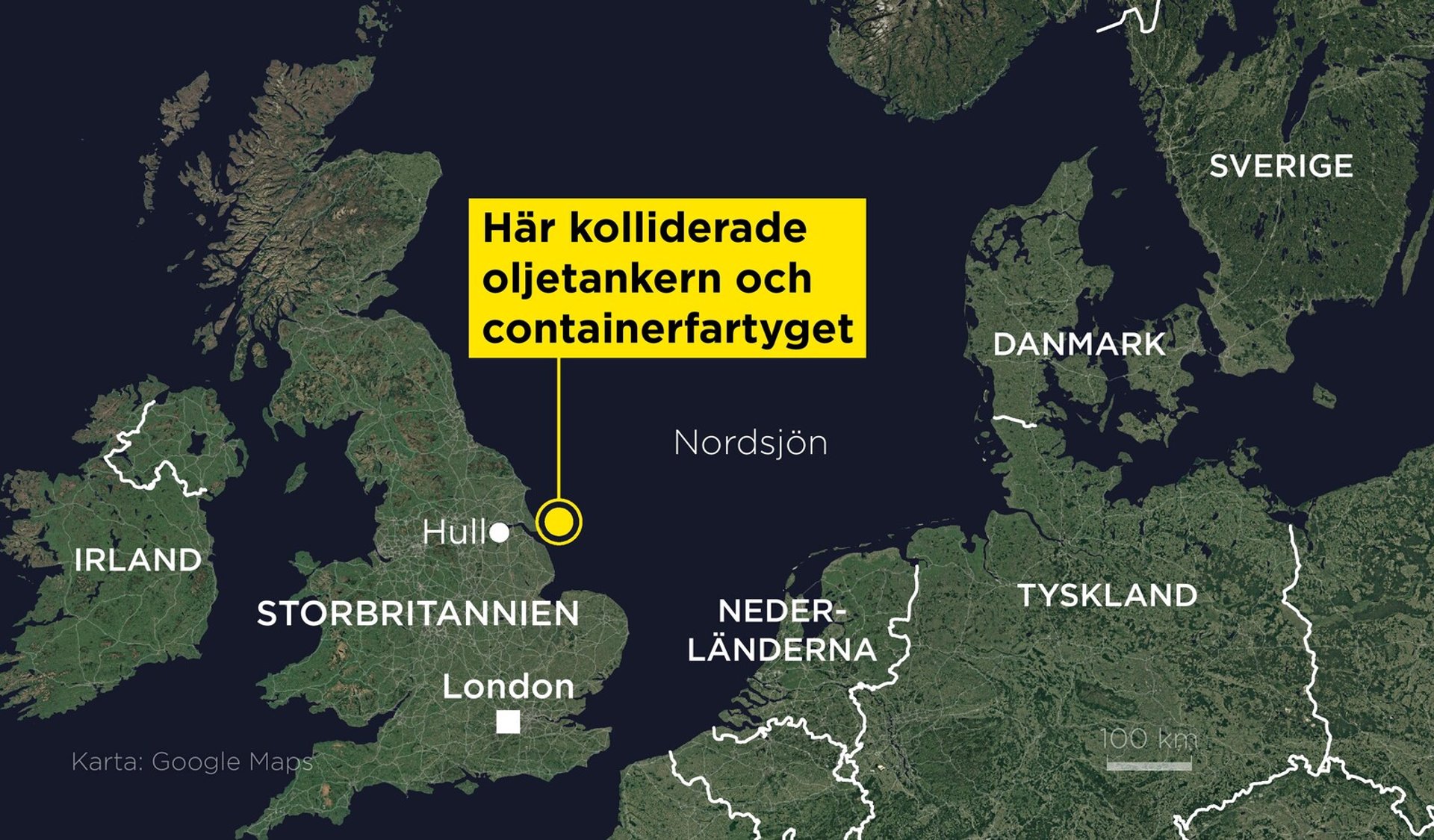 No Fatalities after North Sea Collision