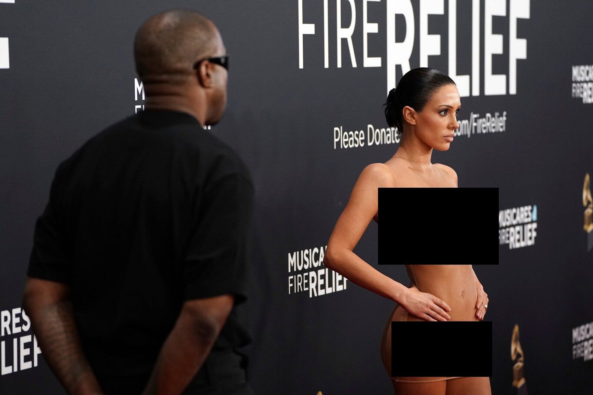 Kanye West's Naked Wife Sparks Reactions