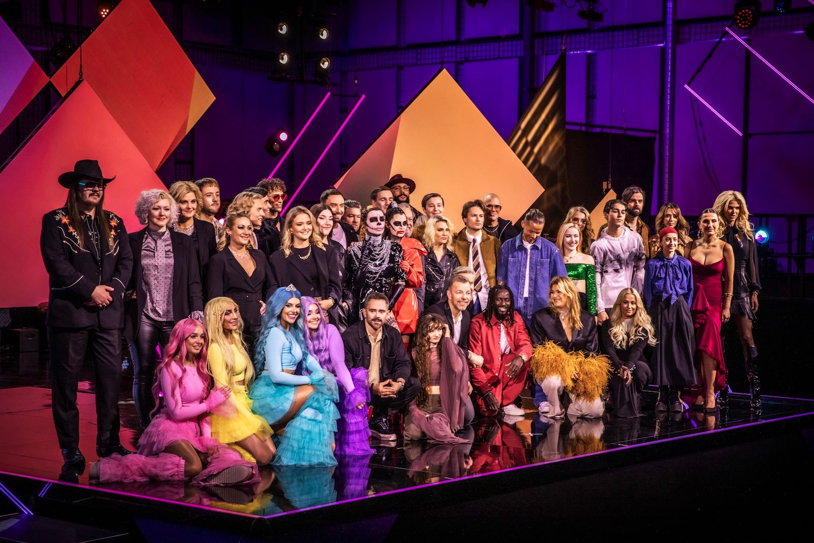 Group image Melodifestivalen artists 2025 - photo Janne Danielsson/SVT