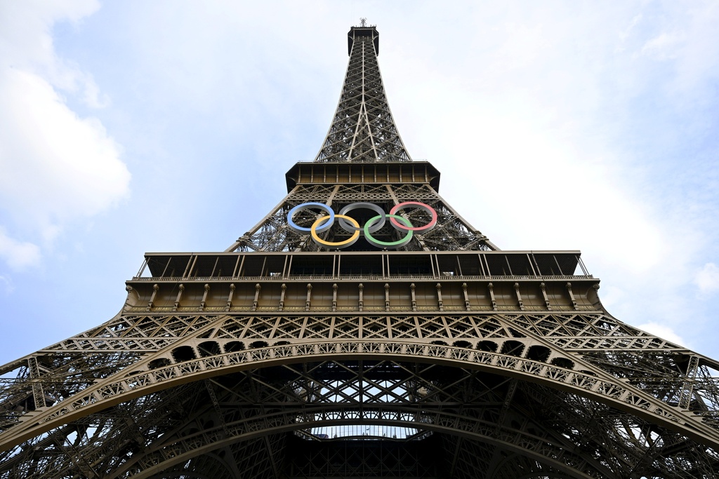 The Eiffel Tower is changed forever after the Olympic Games