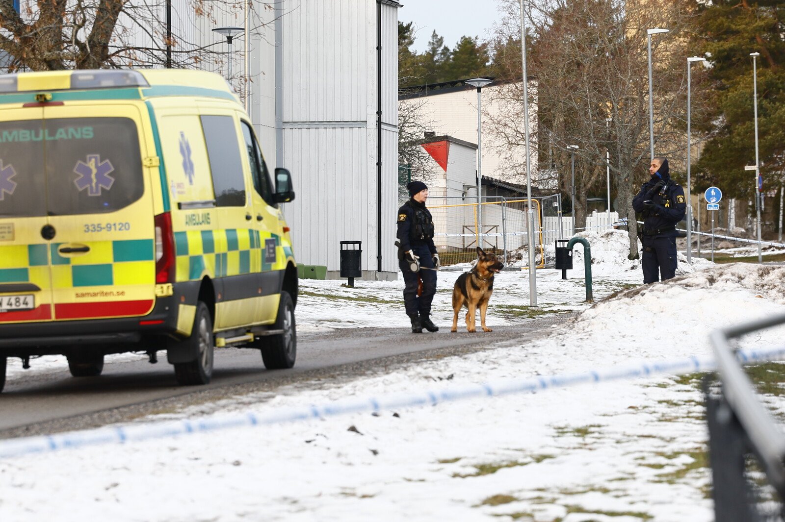 The hunt continues after stabbing at school