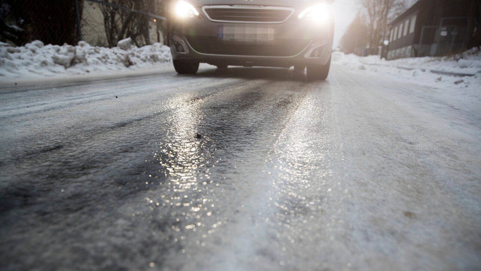 Slippery Roads in Västernorrland –