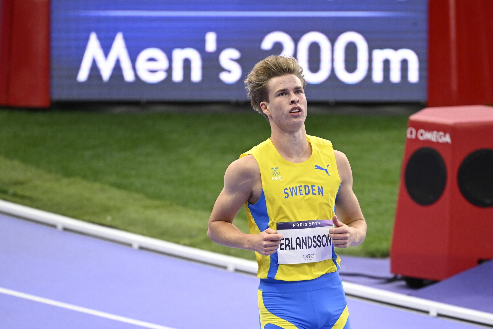 20-year-old's success: Swedish record on 200 meters