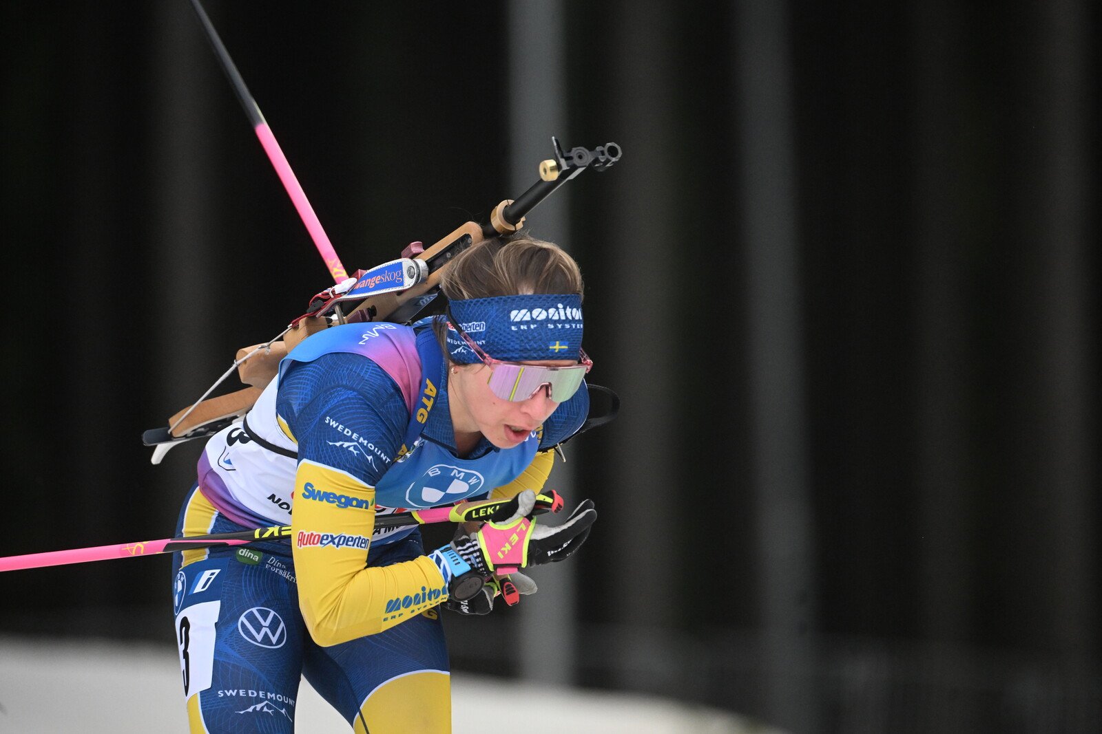 Sweden fifth as biathlon takes over football arena