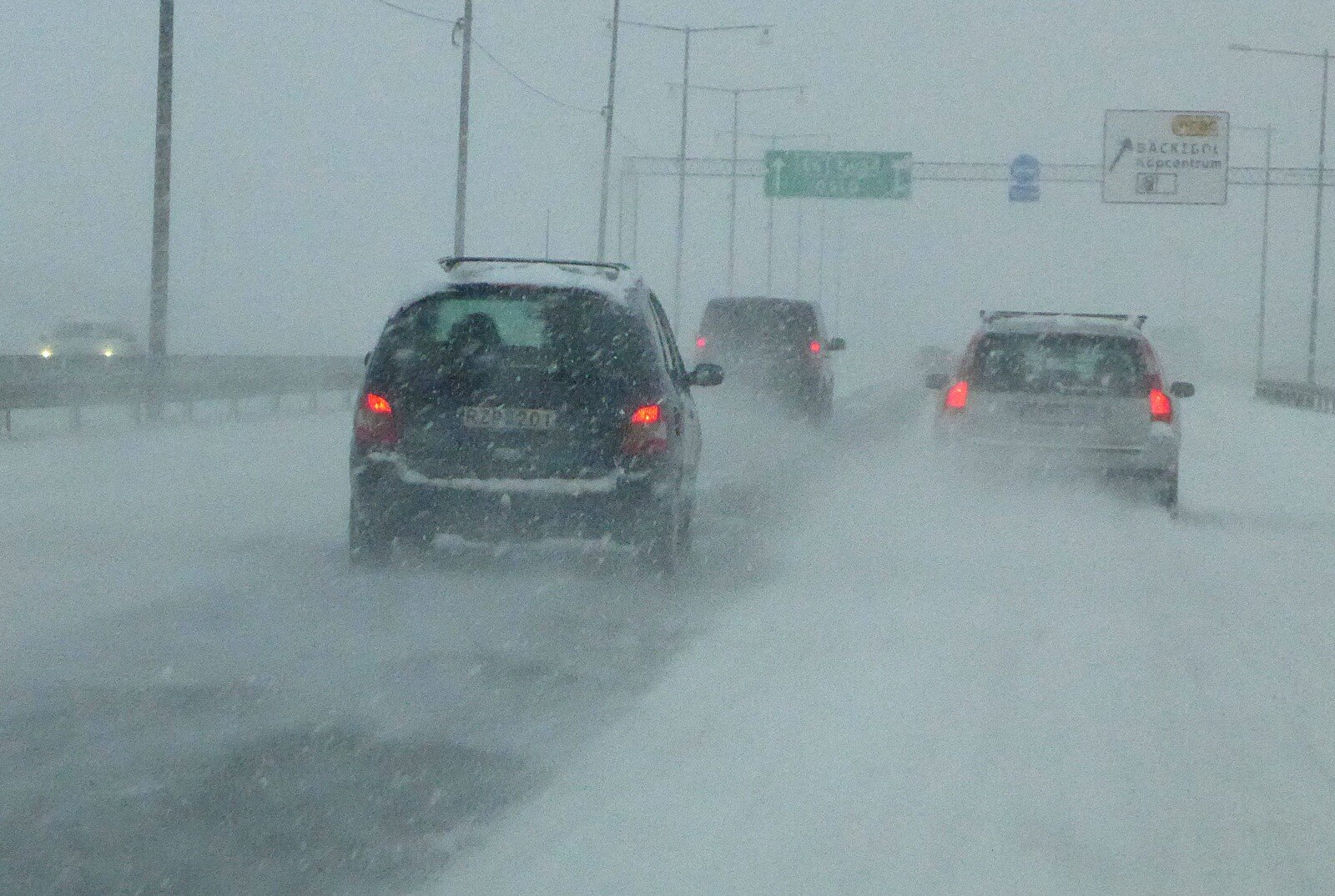 Rain and Snow on the Way from the West