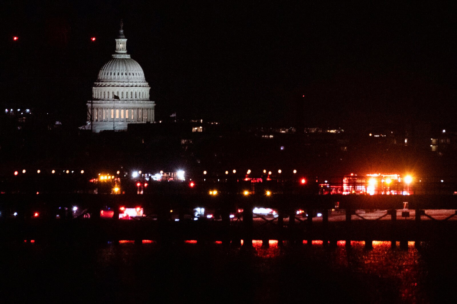 Plane collision at Washington Airport