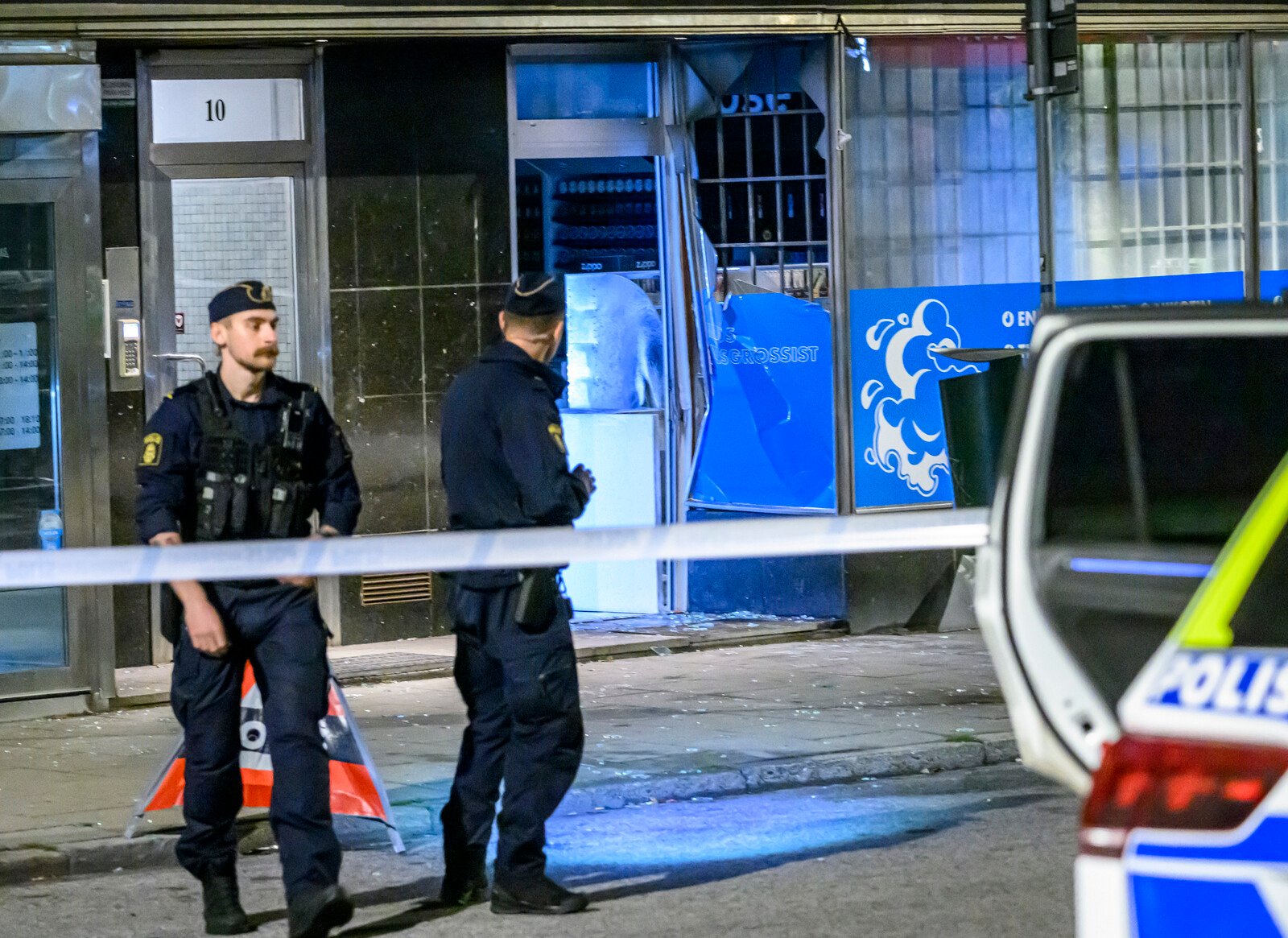 Explosion at store in Malmö