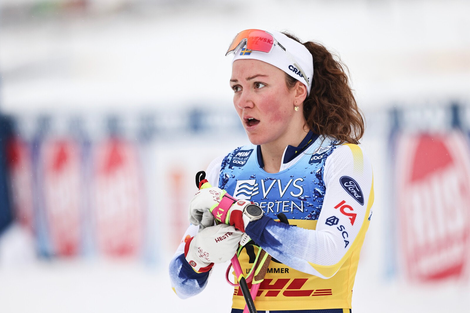 Moa Lundgren pulls out of skiathlon