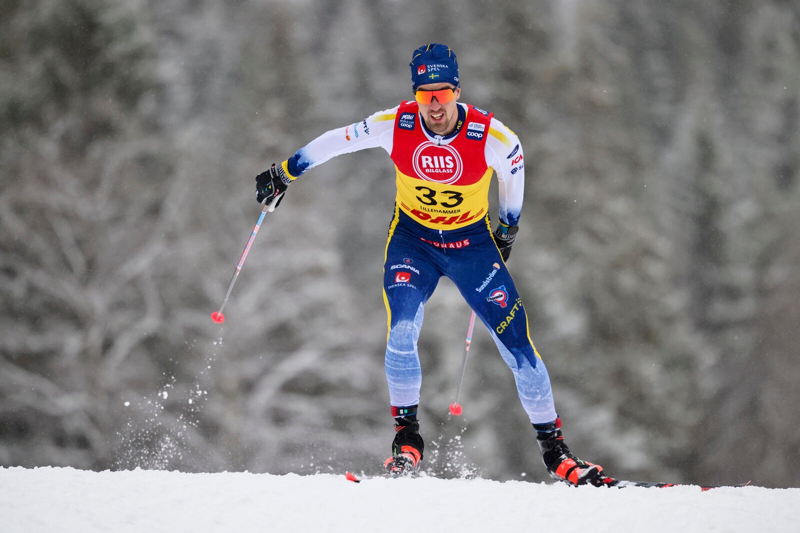 Halfvarsson dropped out: "Skiing with half a body"