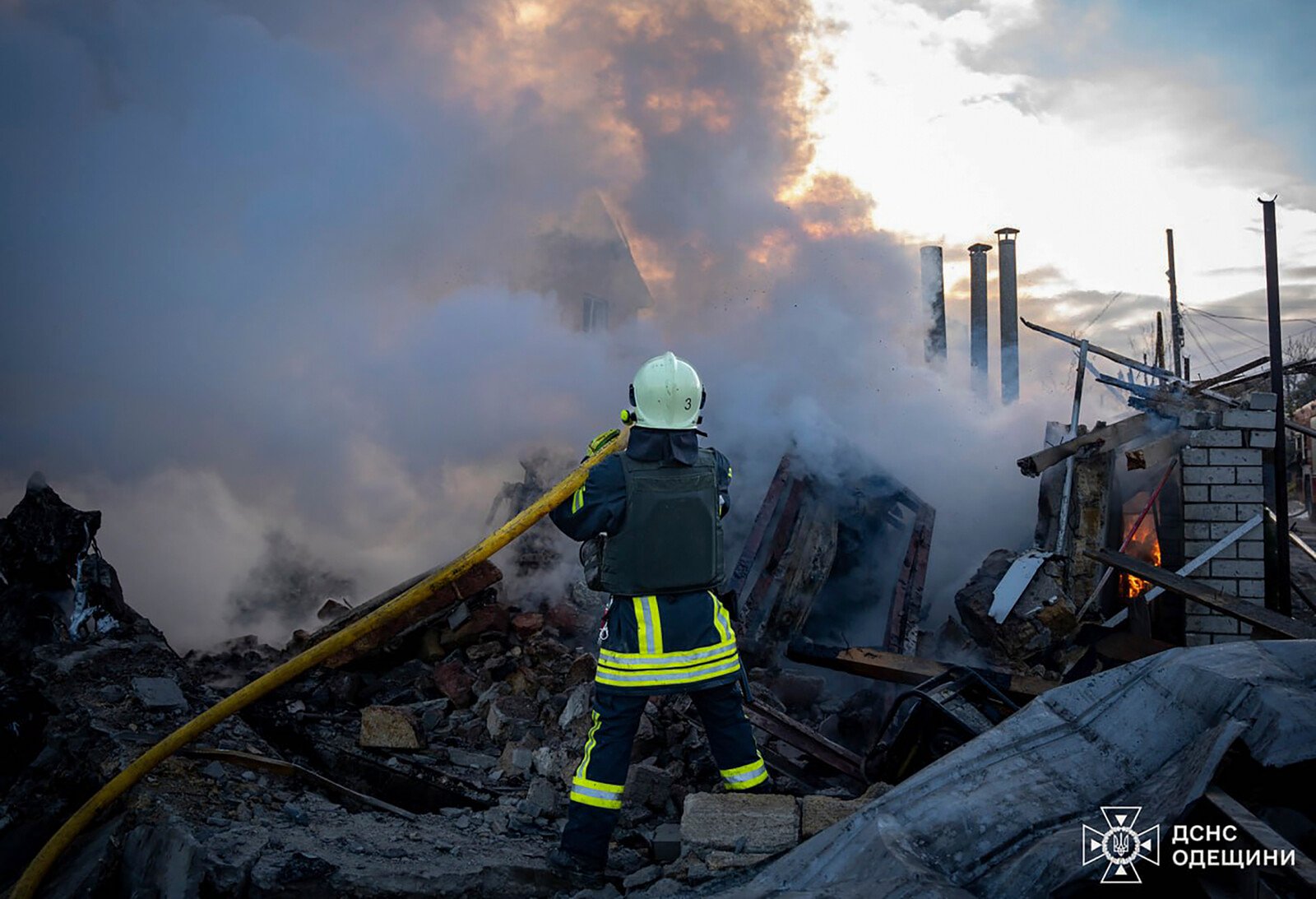 Zelensky at the front after attack on Odessa