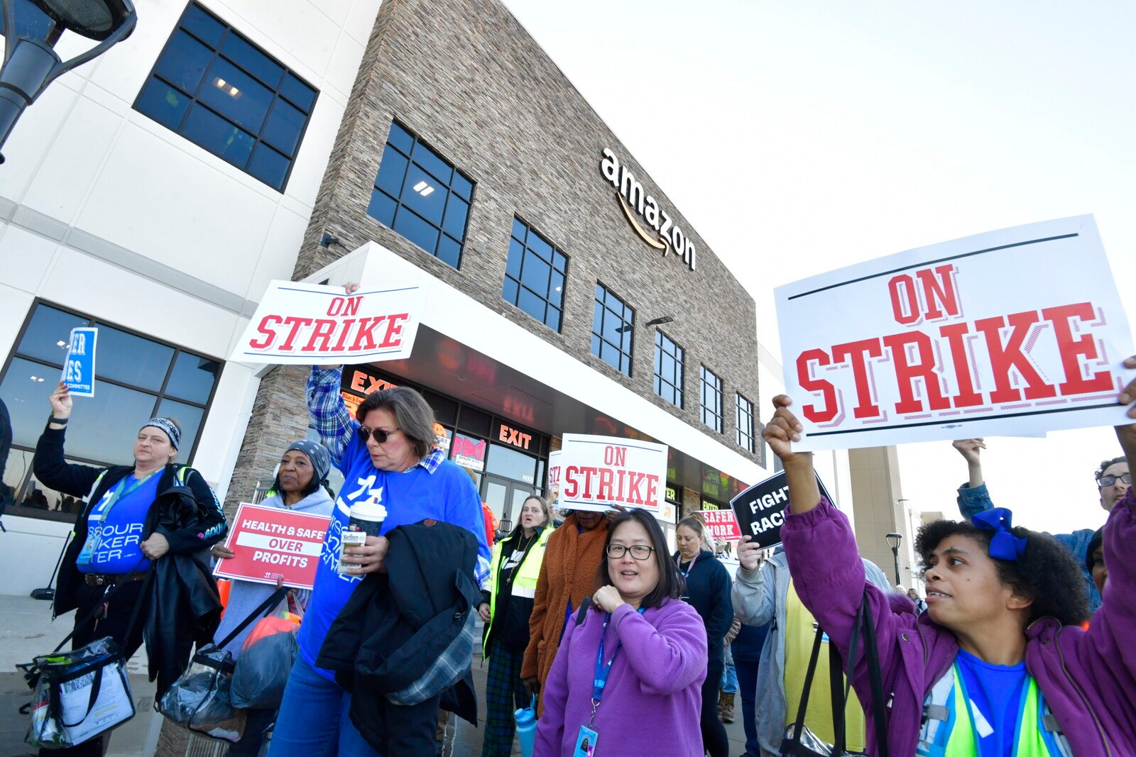 Protests against Amazon on Black Friday