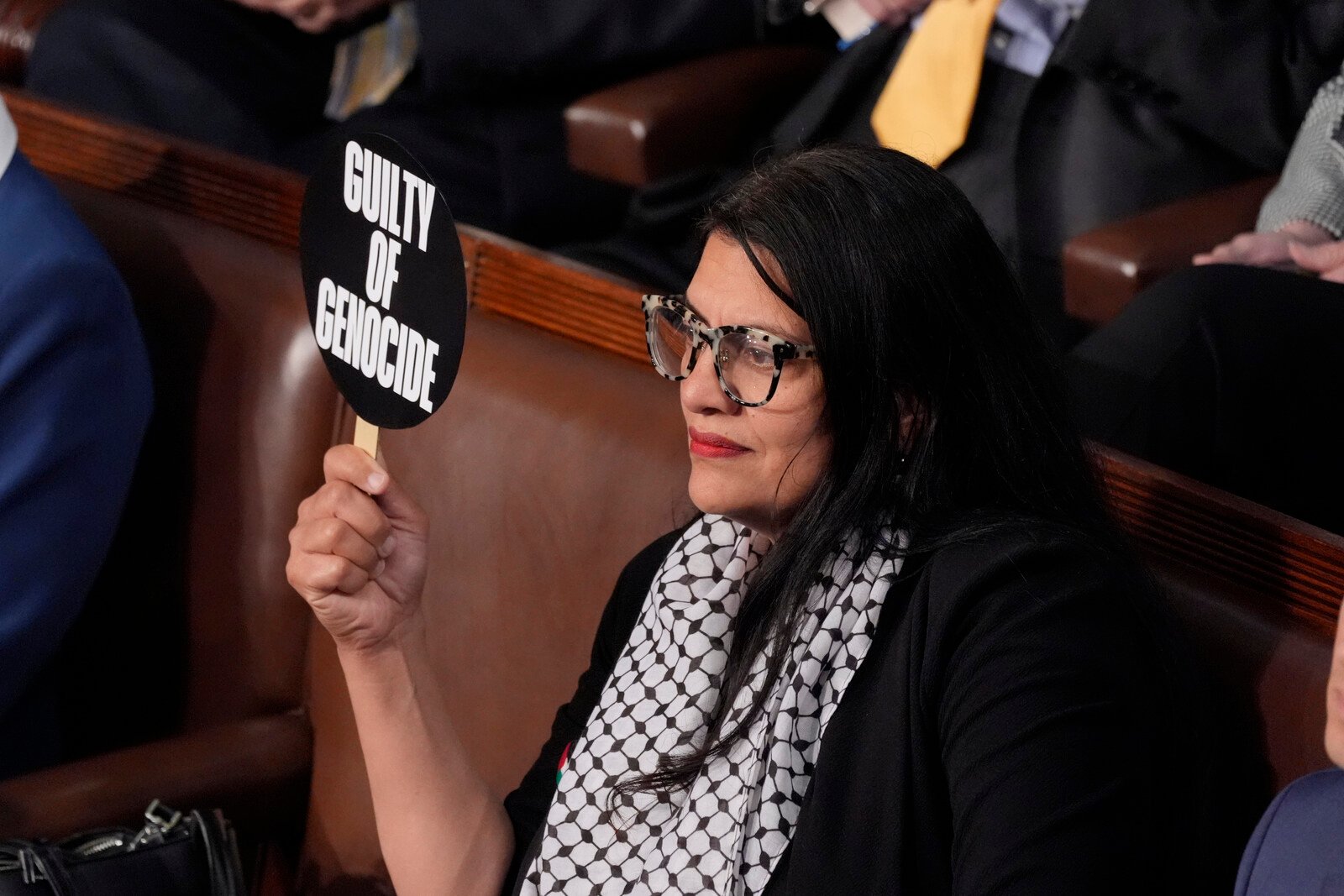 "The Squad's" Rashida Tlaib Refuses to Support Harris