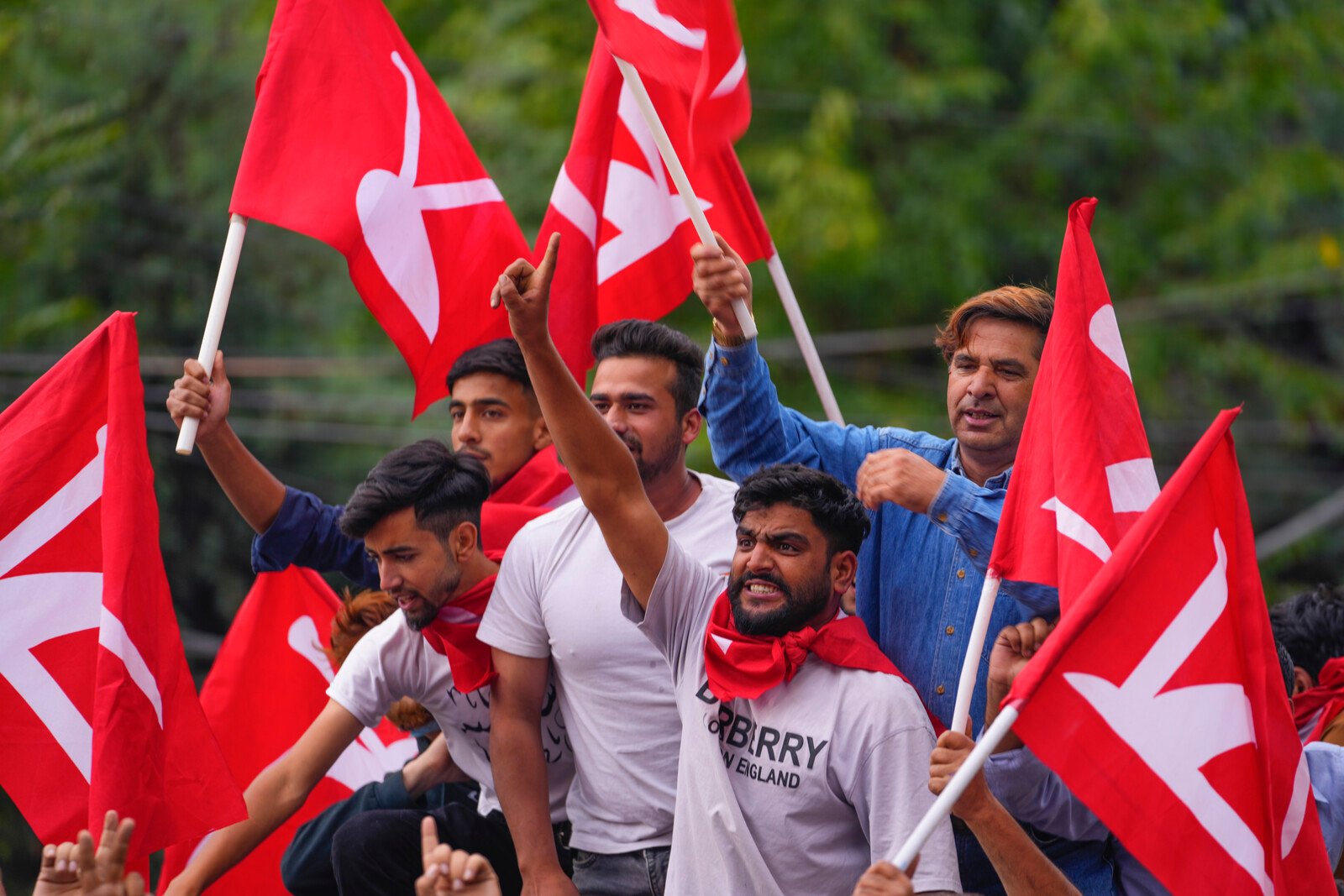 The opposition makes progress in disputed election in Kashmir