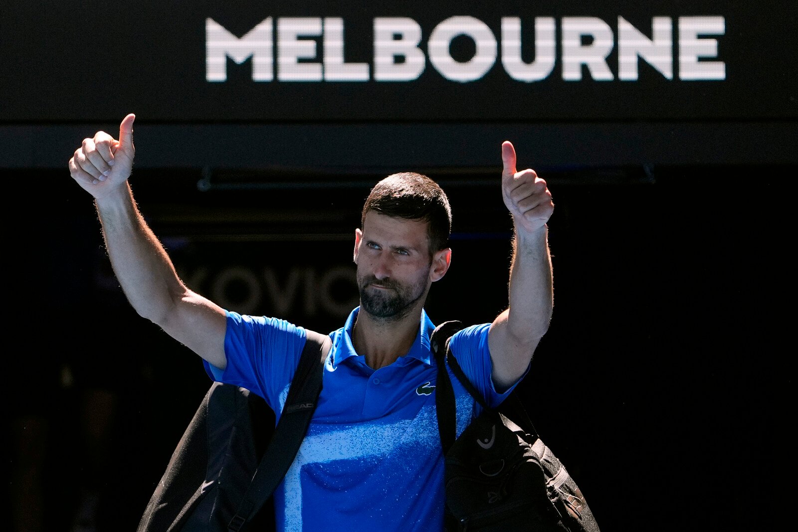 Djokovic's response to boos – X-ray image of the thigh