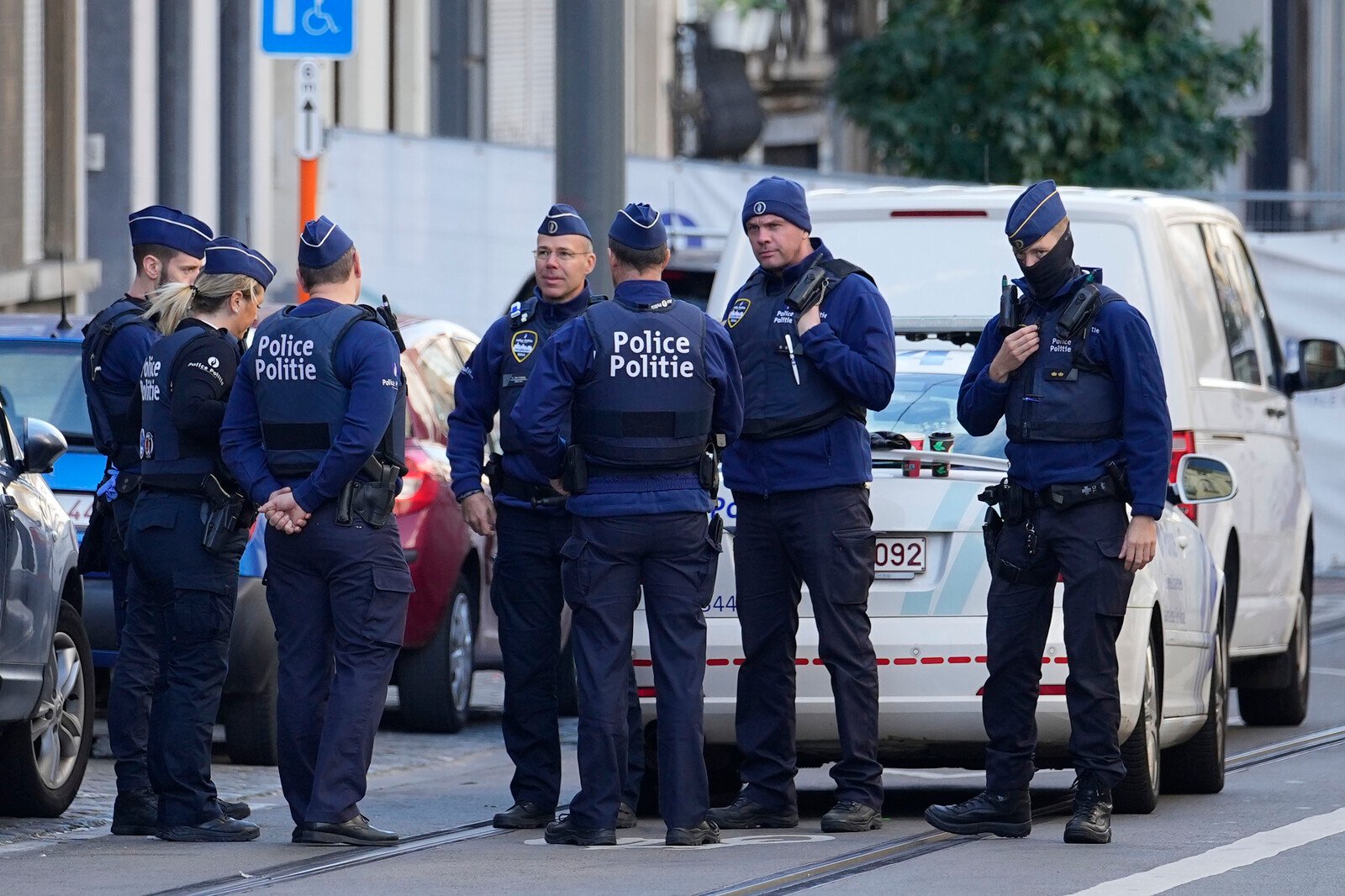 Police Chase after Shooting in Brussels