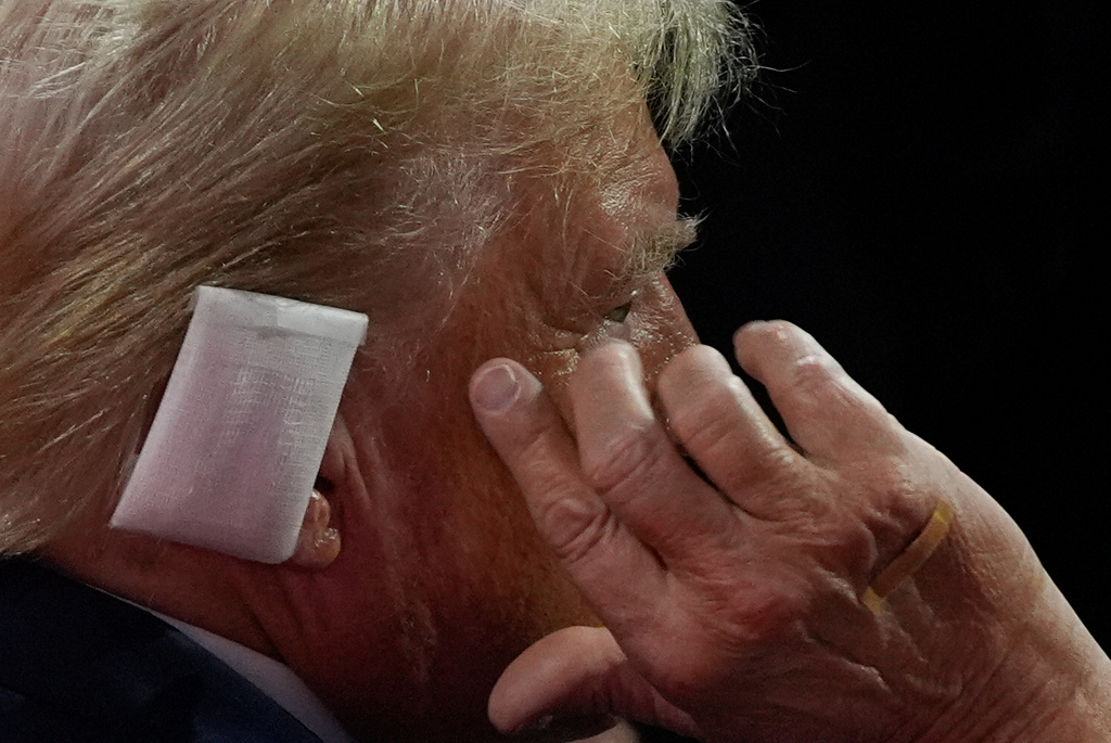 The Lid on Trump's Ear