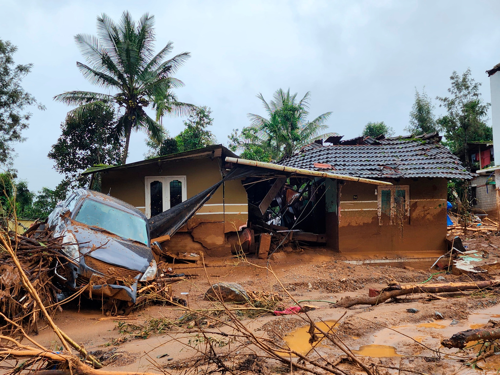 Over 150 dead in landslides in India