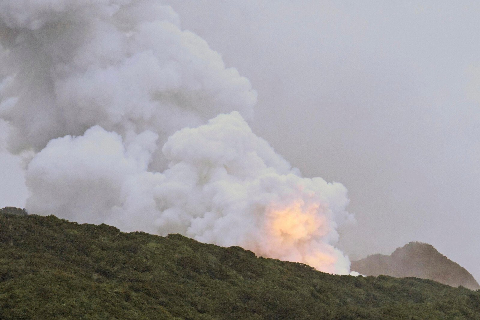 Rocket Engine Exploded at Space