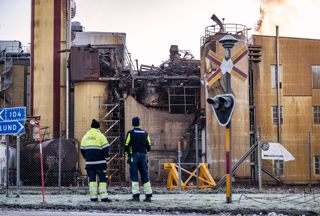 Reported to the police after explosion at sugar refinery