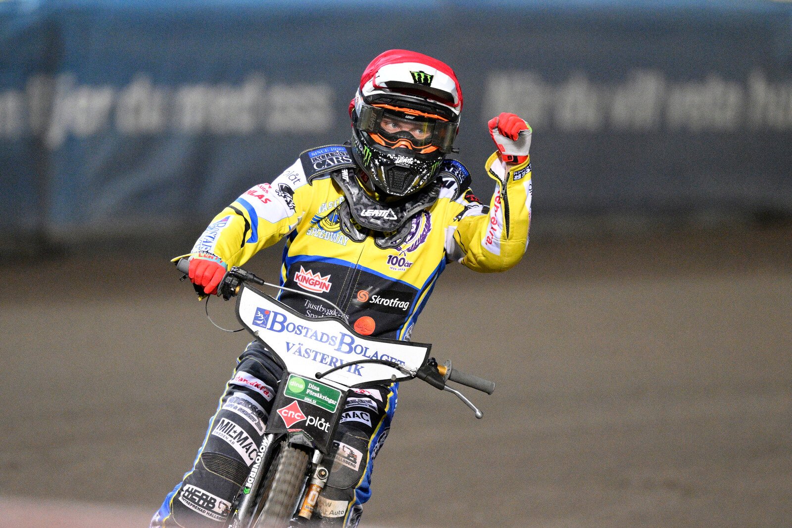 Fredrik Lindgren took World Championship bronze in speedway