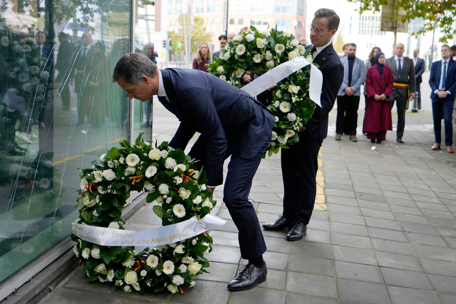 Tribute to football terror victims honored in Brussels