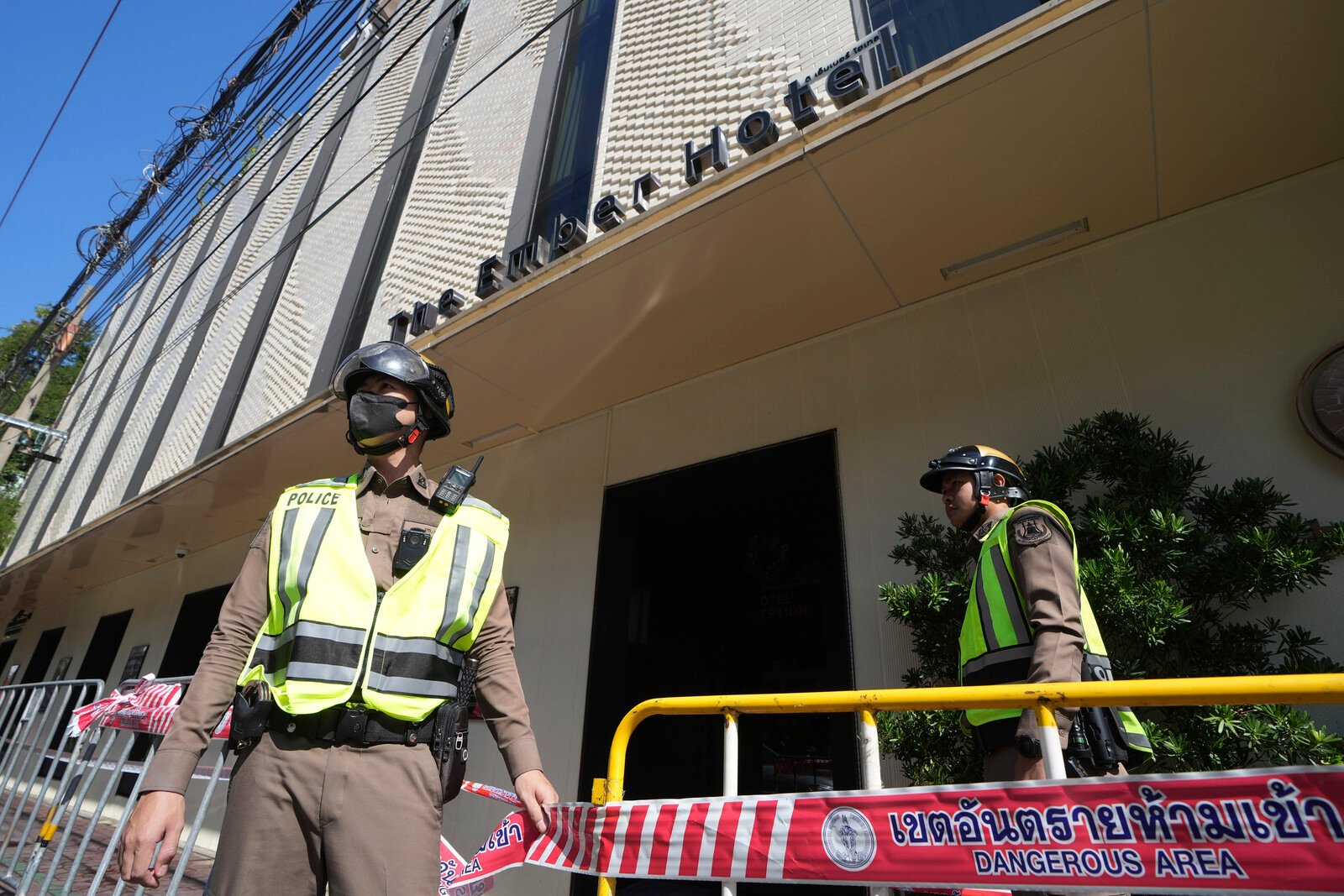 Tourists killed in hotel fire