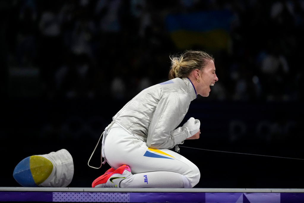 Ukraine clinched its first Olympic medal – then came the tears