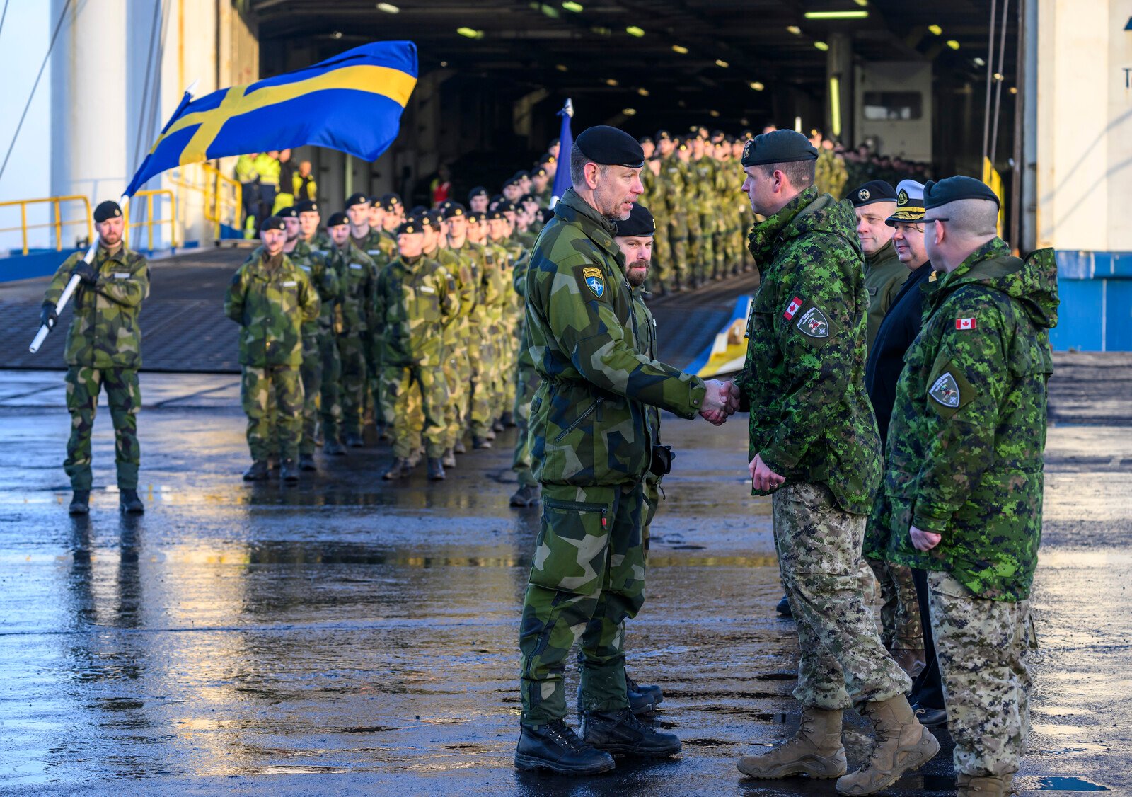 The Swedes will be part of NATO's tripwire