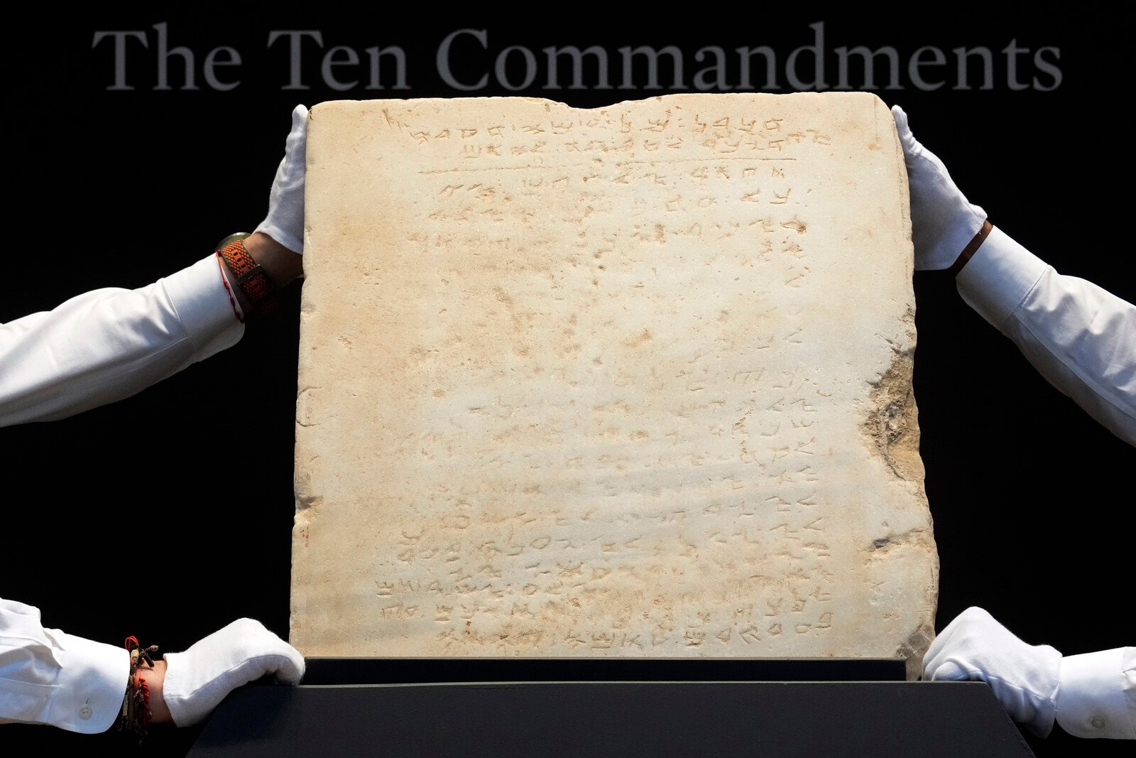 The Tablet with God's Commandments