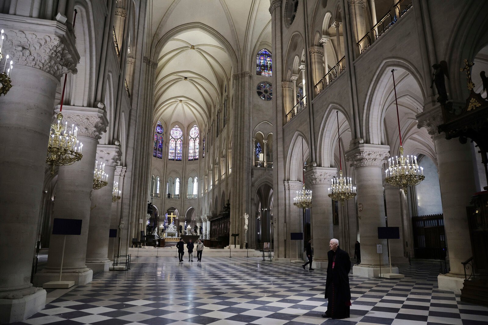 First images of Notre Dame: