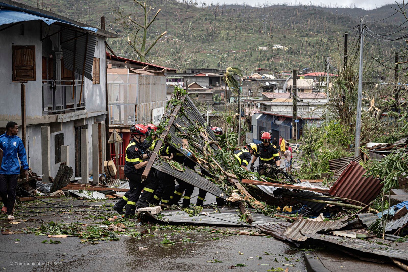 National Mourning Declared in France after Cyclone Disaster