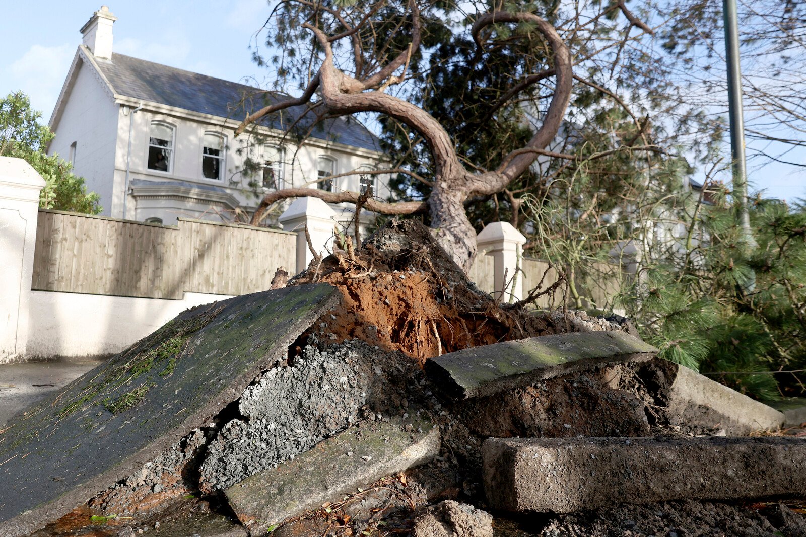 The Hurricane Winds Thundered in over Ireland