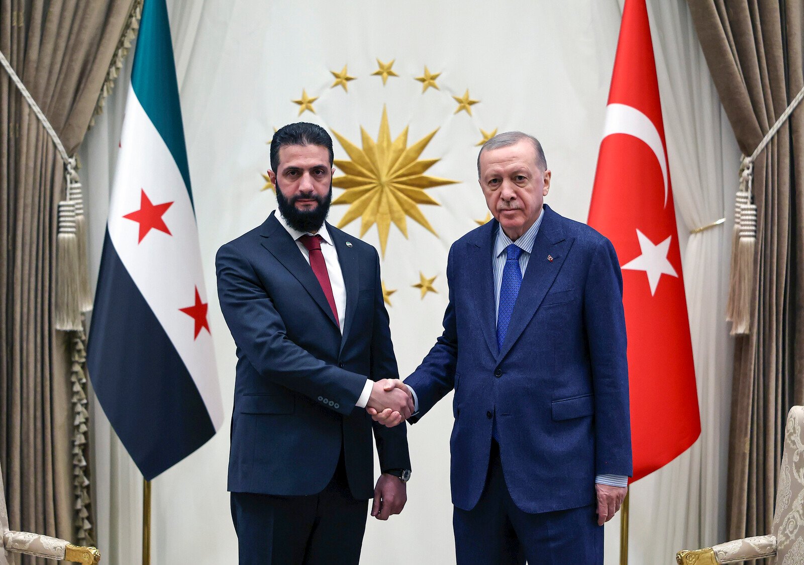 Syria's new leader seeks support from Turkey