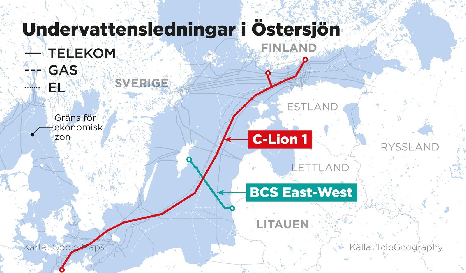 Germany: We assume that the cables have been sabotaged