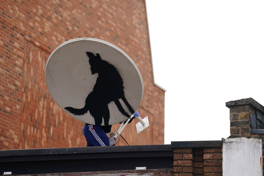 Sixth Banksy artwork in six days in London