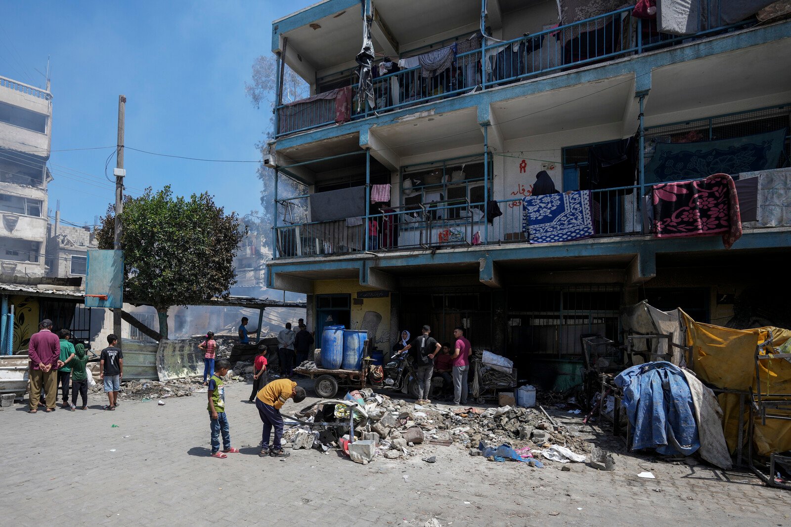 Multiple UN Teachers in Gaza