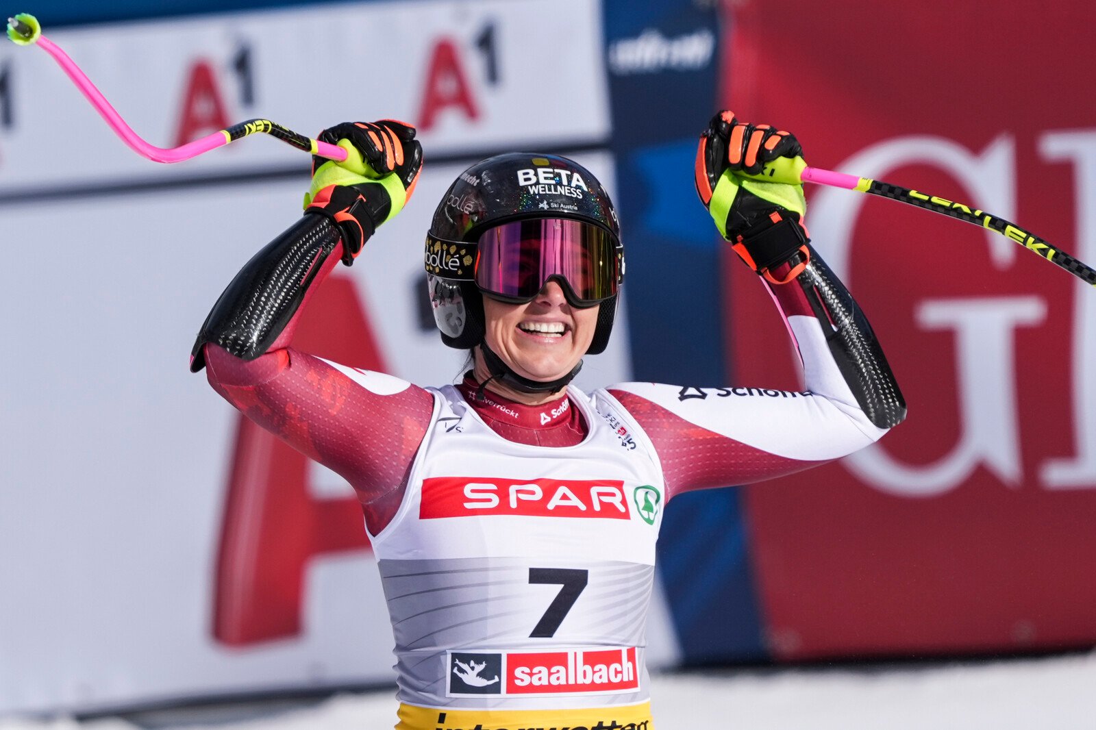 Venier wins – abrupt end for Vonn