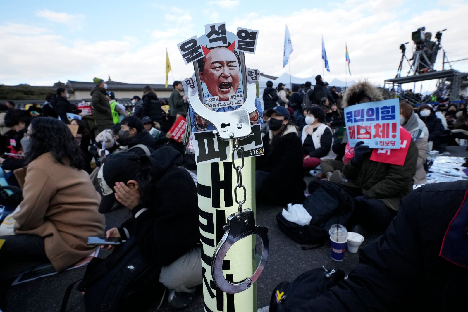 South Korea's President Charged with Coup