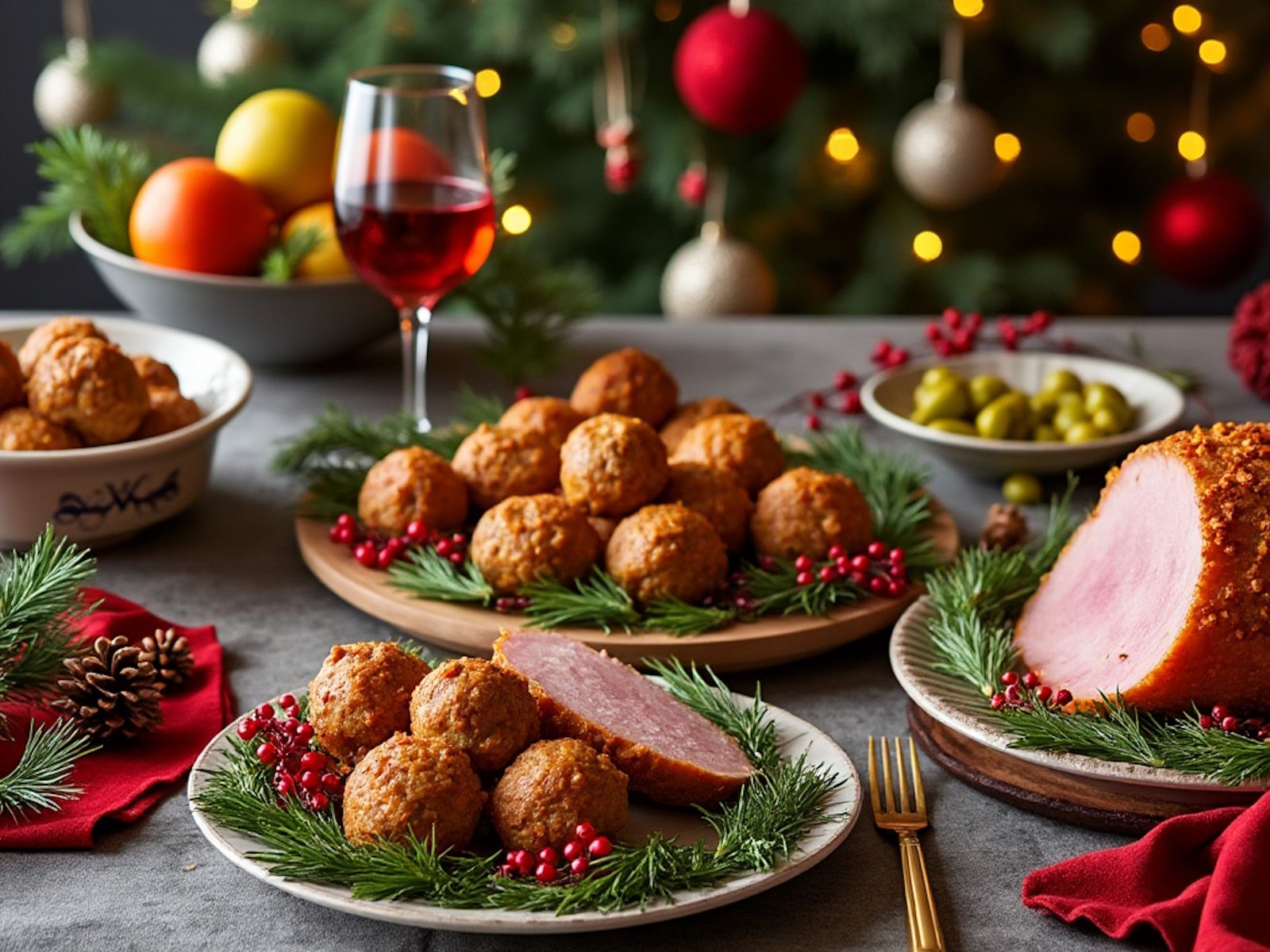 Christmas table swedish