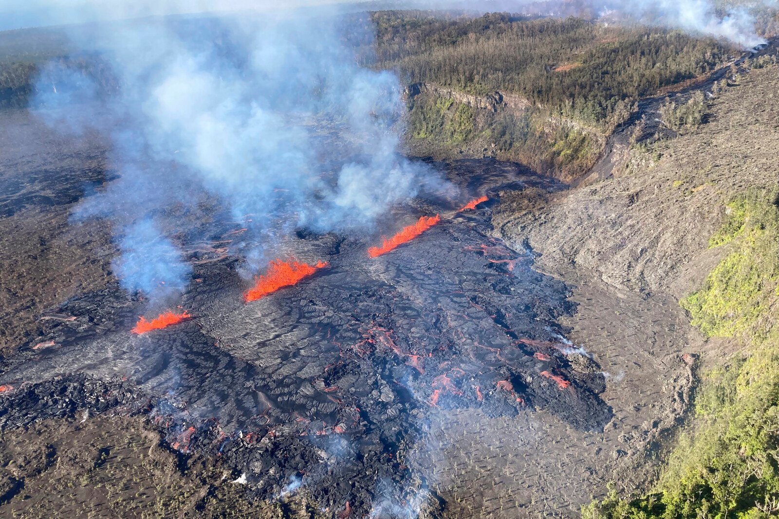 Hawaii's Kilauea in new volcanic