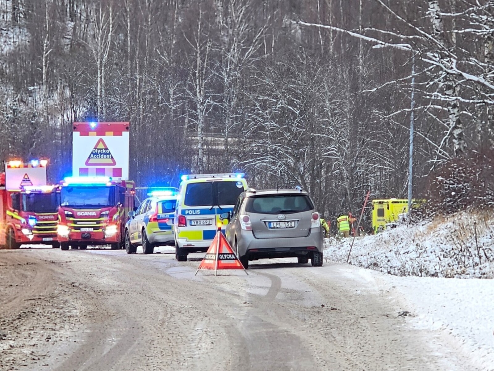 The Snow Chaos is on its way - Several Accidents