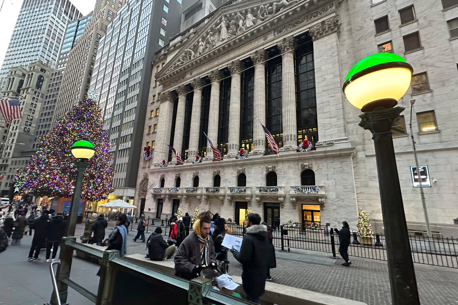 Wall Street ended the year in the red