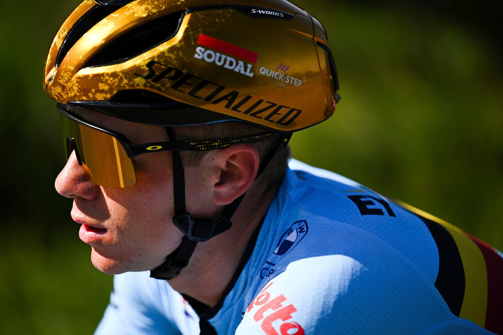 Cycling Star Injured - by Car Door